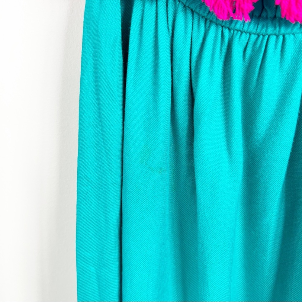 Judith March Tassel Embroidered Off The Shoulder Mini Dress Size Small (S) - Picture 3 of 7